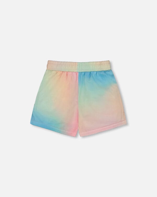 Deux par Deux Short imprimé tie-dye multicolore PRÉVENTE - Image 2