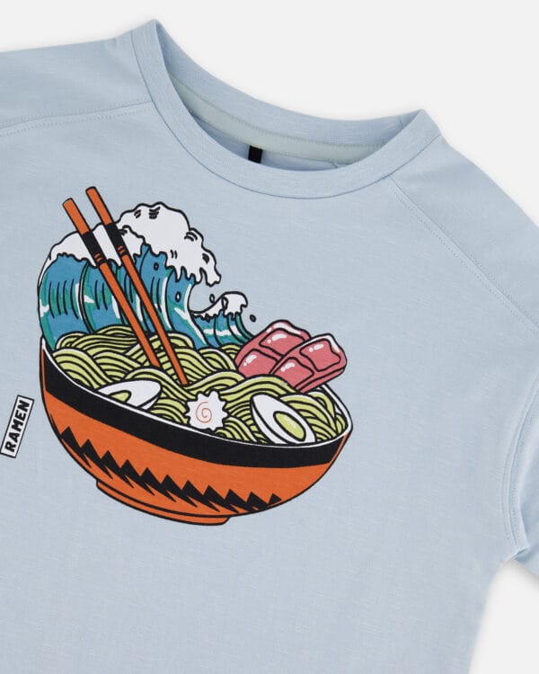 Deux par Deux T-shirt graphique avec bol de ramen PRÉVENTE - Image 3